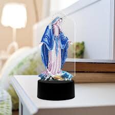 Богородица - Диамантена Лед лампа