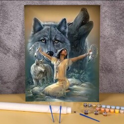 Танц с вълци - Рисуване по номера