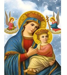 Богородица с младенеца 40/50см модел 12