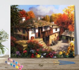 Къща в Родопите    - Рисуване по номера