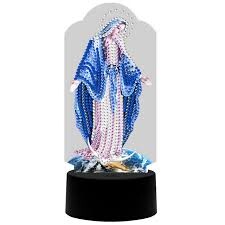Богородица - Диамантена Лед лампа