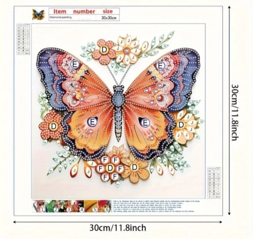 Пеперуда 25/30 см модел 33
