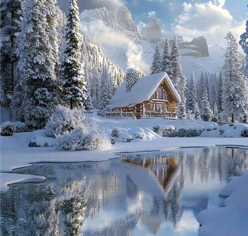 Зимна хижа 50/50 см